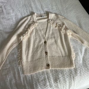 Madewell Tassel Cardigan